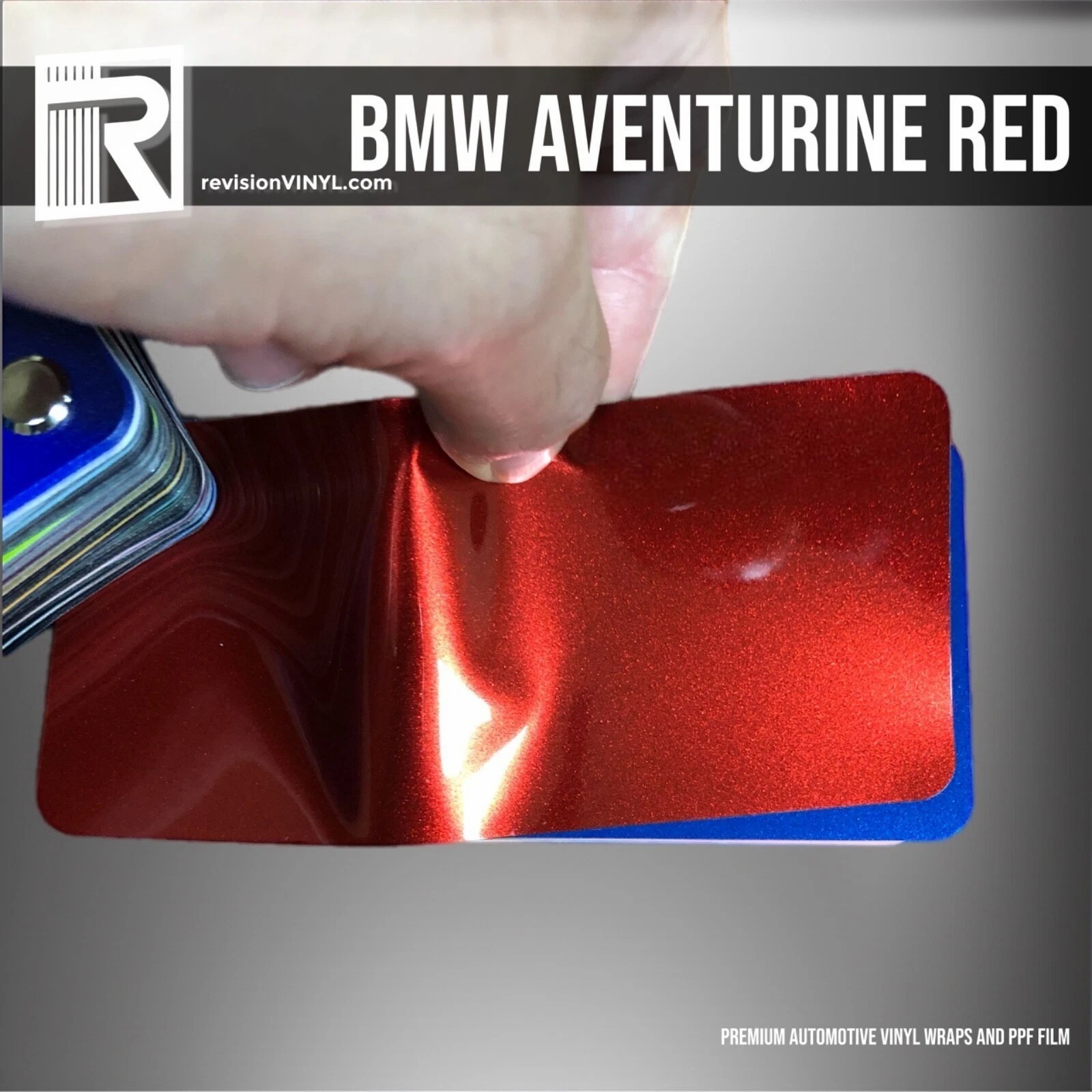 For Cybertruck PreCut Paint Protection Vinyl Wrap Color Change Aventurine Red