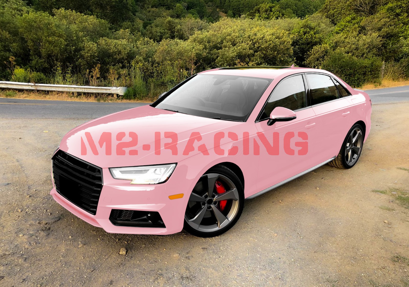 High Gloss Rouge Pink Glossy Car Vinyl Wrap Sticker Decal Sheet Film Air Release