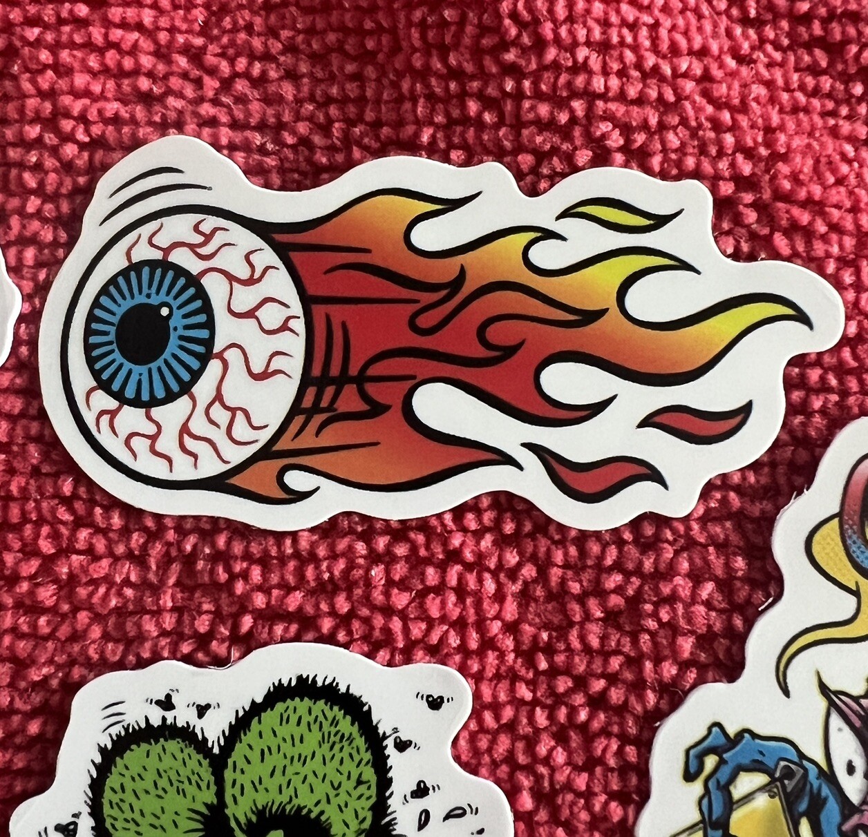 🔥 8 Rat Fink Mouse Ed Big Daddy Roth Hot Rod Art Vinyl Decal Sticker Car Truck