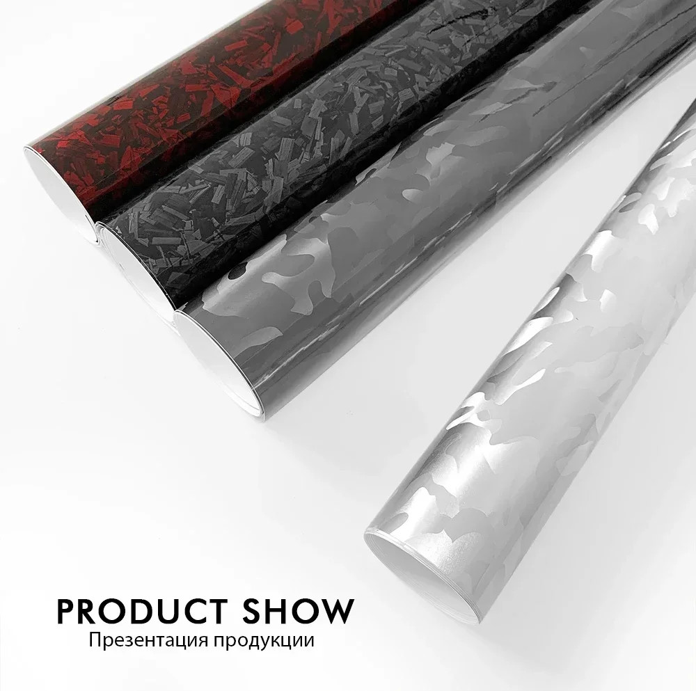 Glossy Silver Grey Vinyl Wrap Film Air Release Car Motorcycle Sticker Sheet