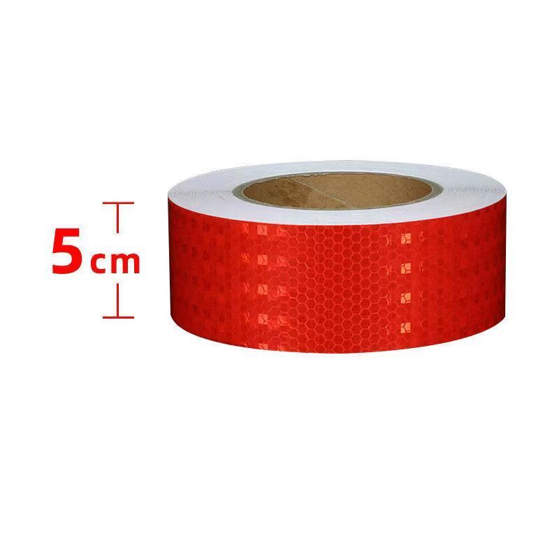 65FT 20m Reflective Safety Caution Warning Roll Tape Car Truck Film Sticker 5cm