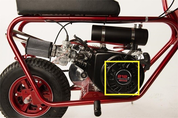 Mini Bike starter cover decal sticker Cat Rupp Taco Bonanza Foremost minibike