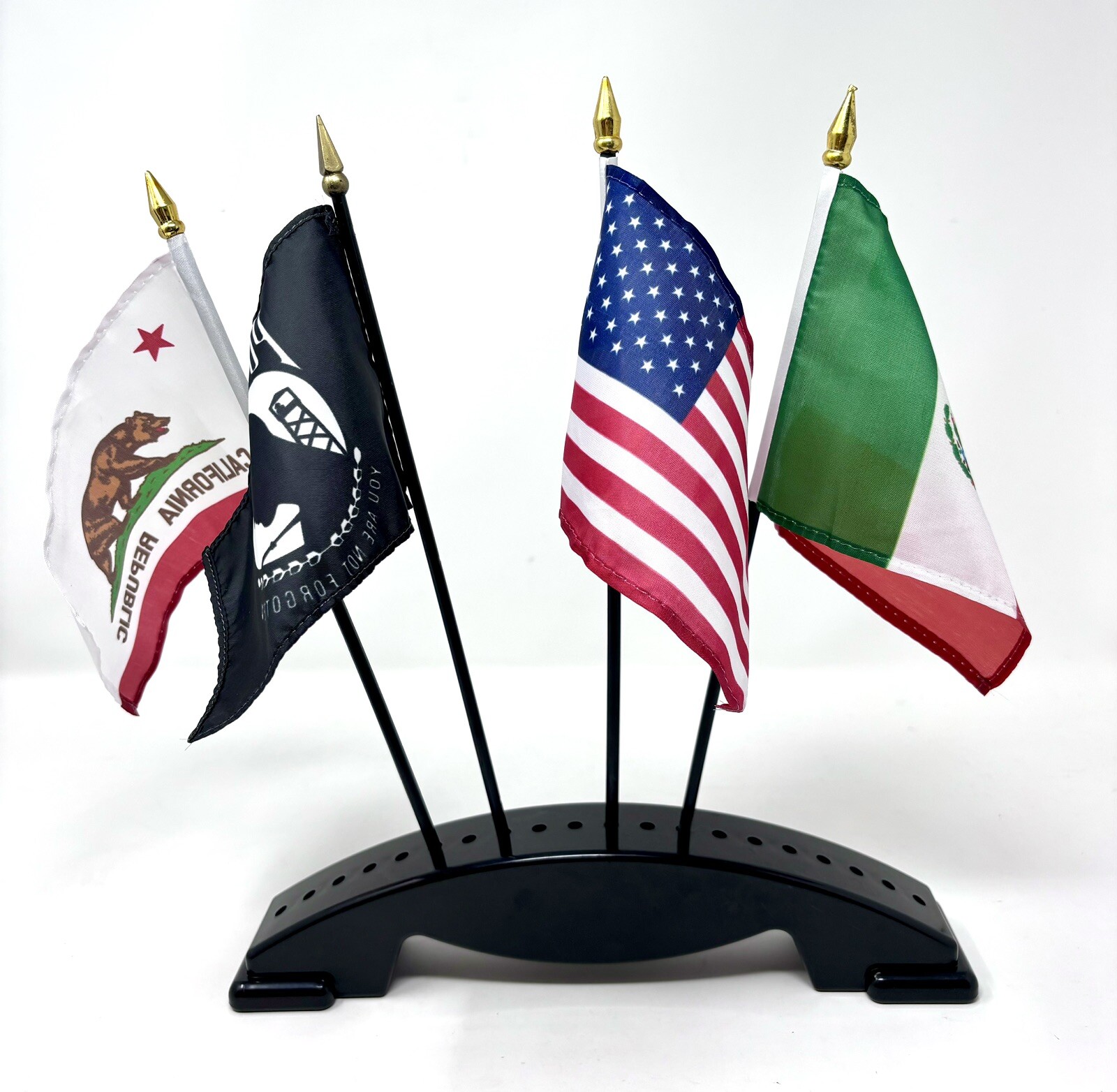 YOU PICK FLAG FOR CAR TRUCK FLAG HOLDER VINTAGE US MEXICO CA REPUBLIC POW