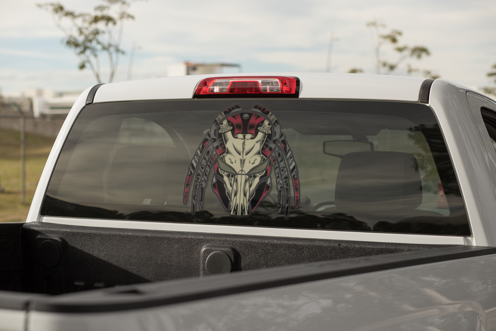 Predator Car Window Vinyl Decal Helmet Sticker Water-Resistat Multiple Sizes
