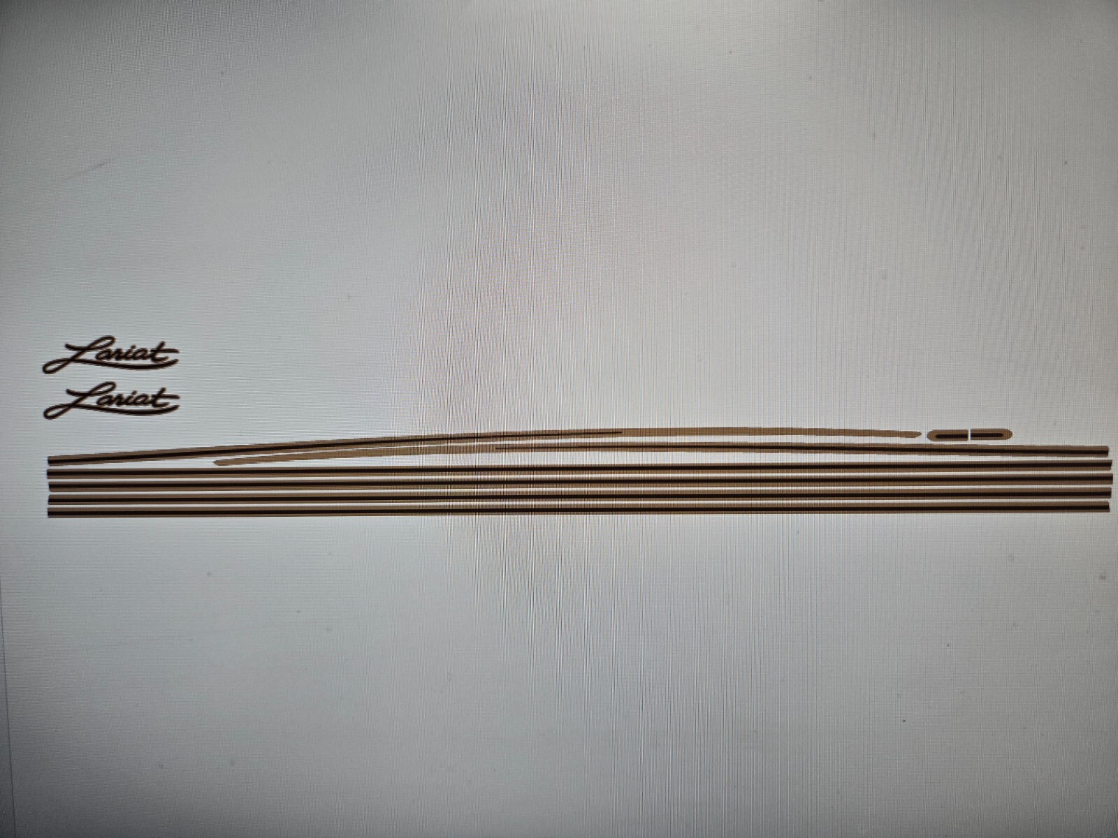 CUSTOM Lariat Stripe Kit fits 2001-2003 F150 Extended or Crew Cab UPPER ONLY