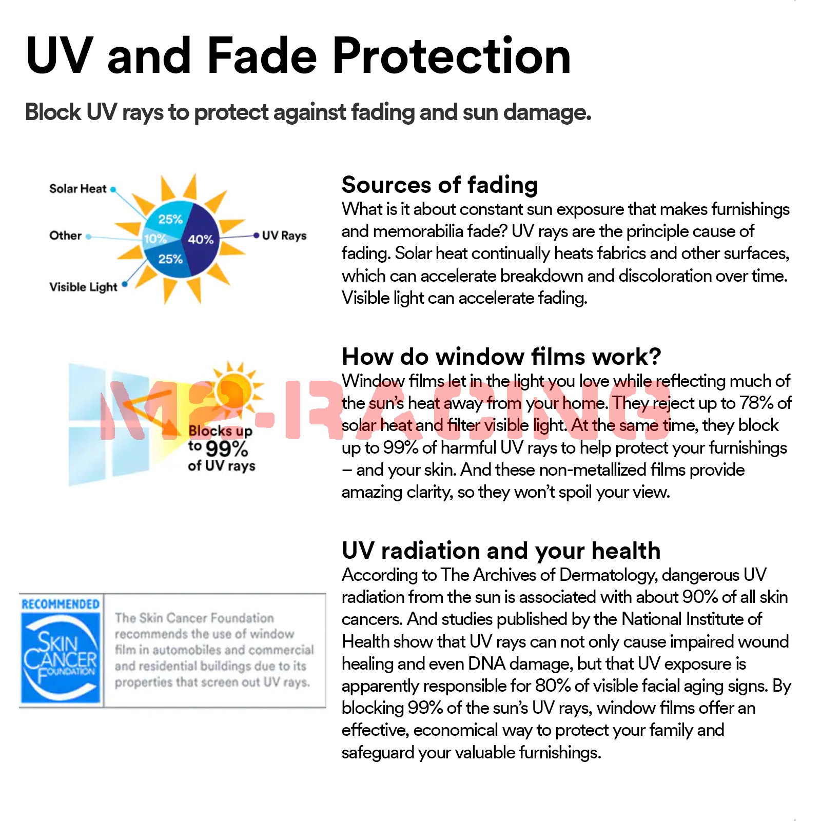 Dark Smoke Chrome Window Tint One Way Mirror Film UV Heat Reflective Home Office