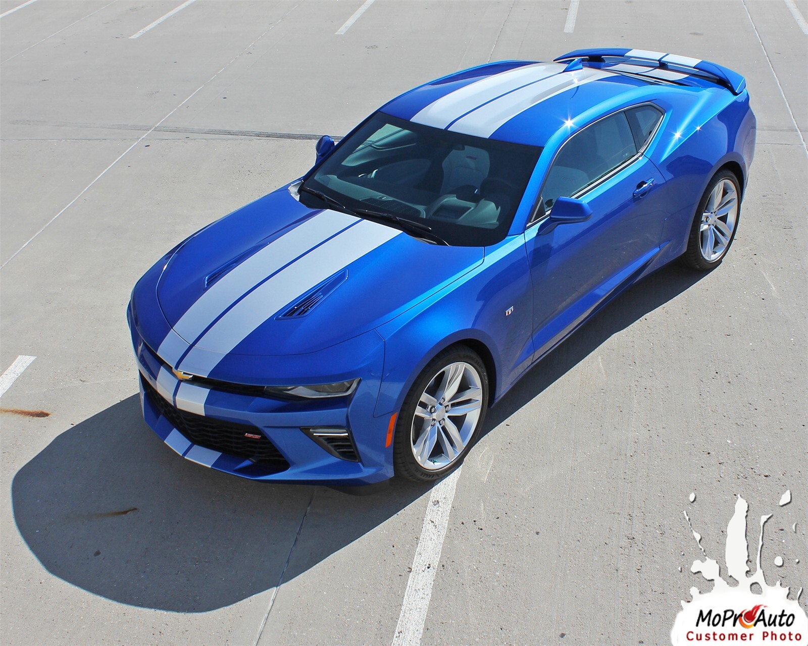 Turbo Rally Stripe Fits: 2016-2023 Camaro Vinyl Graphic Decals RS SS 3M Film