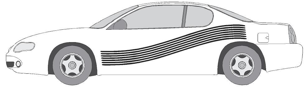 DECAL #A996 VINYL GRAPHIC AUTO SUV VEHICLE CROSS OVER MODERN TRUCK VAN CAR SEMI