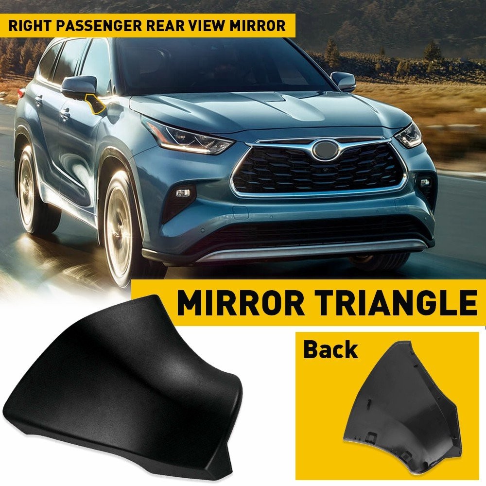 1/2Set Right For Highlander 2020-2022 Side Toyota Mirror Triangle Rearview Base
