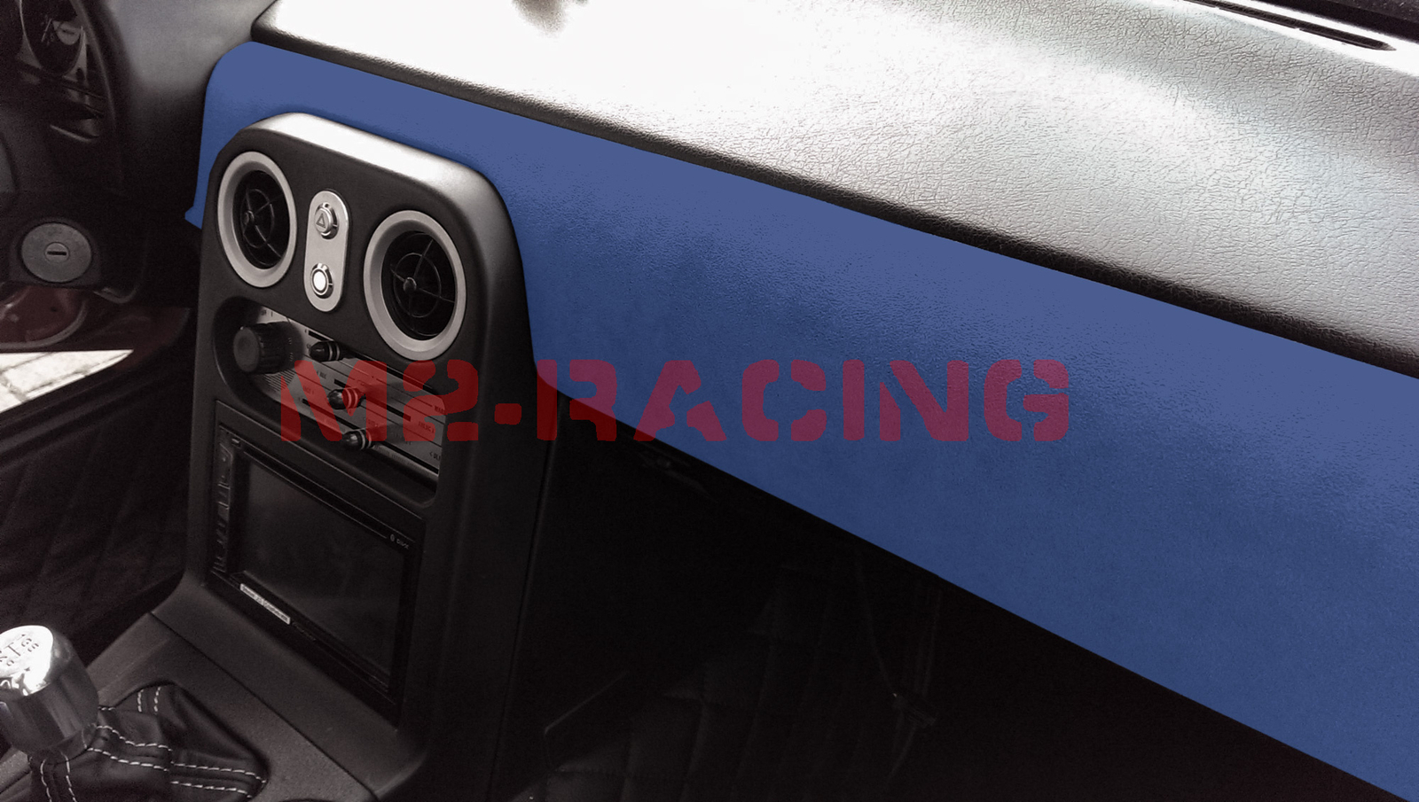 Velvet Stretchable Royal Blue Suede Textured Car Vinyl Wrap Sticker Decal Sheet