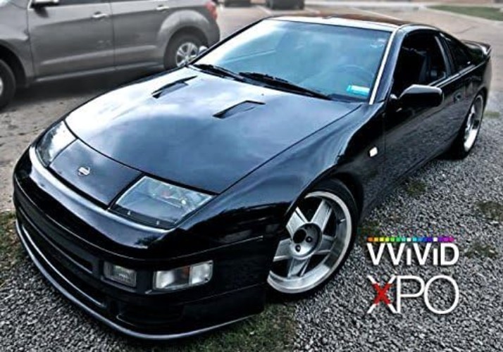 DIY Black High Gloss Vinyl Wrap 10ft x 5ft – Realistic Paint Finish, Conforms