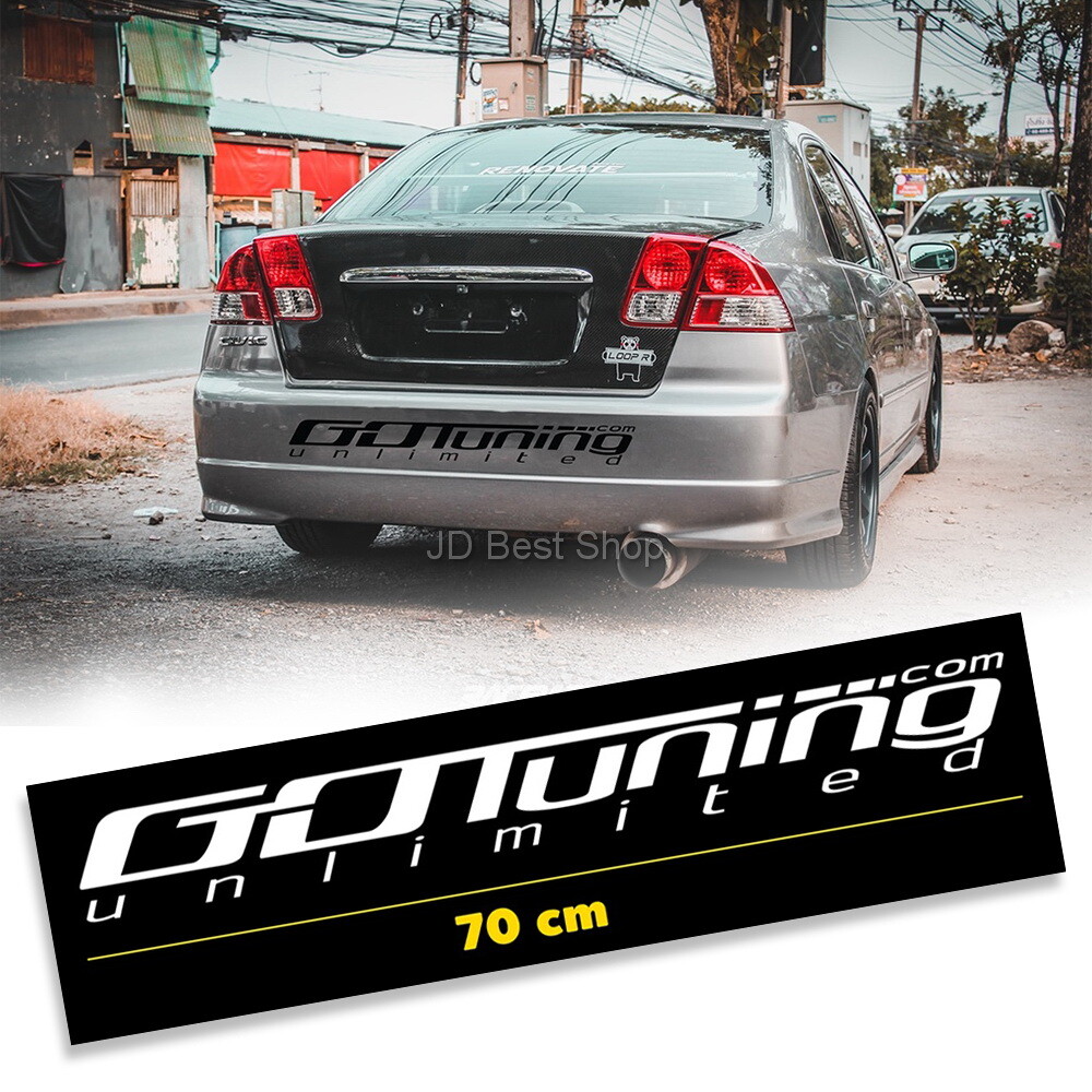 JDM Japan Style Go Tuning Die Cut Vinyl Sticker 70cm. Car Racing Motor Sports SI