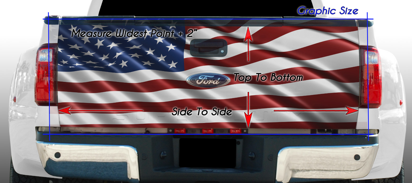 Bass Seabass Fishing Fish Tailgate Wrap Vinyl Graphic Decal Sticker Truck