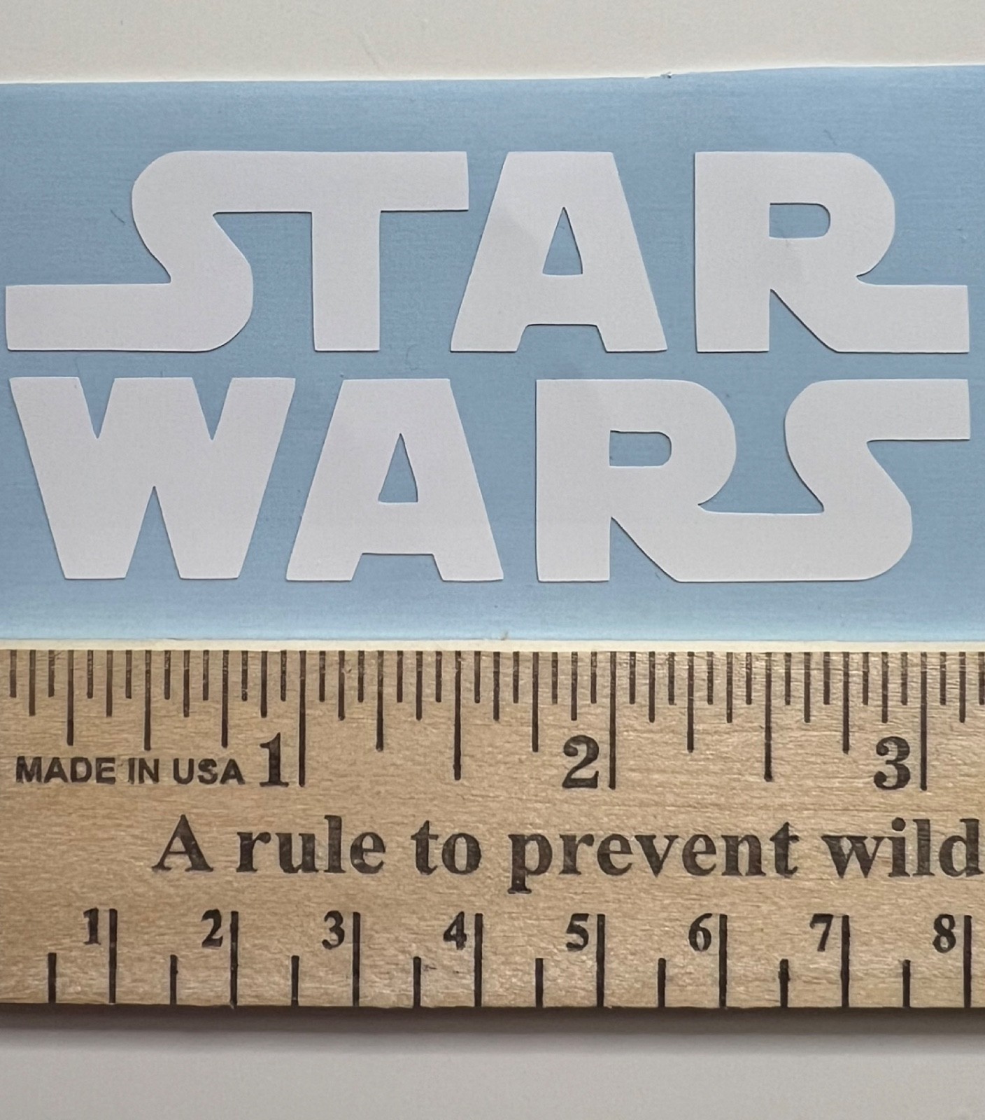 STAR WARS LOGO FORCE JEDI STICKER VINYL DECAL CAR TRUCK WINDOW USA MADE LAPTOP