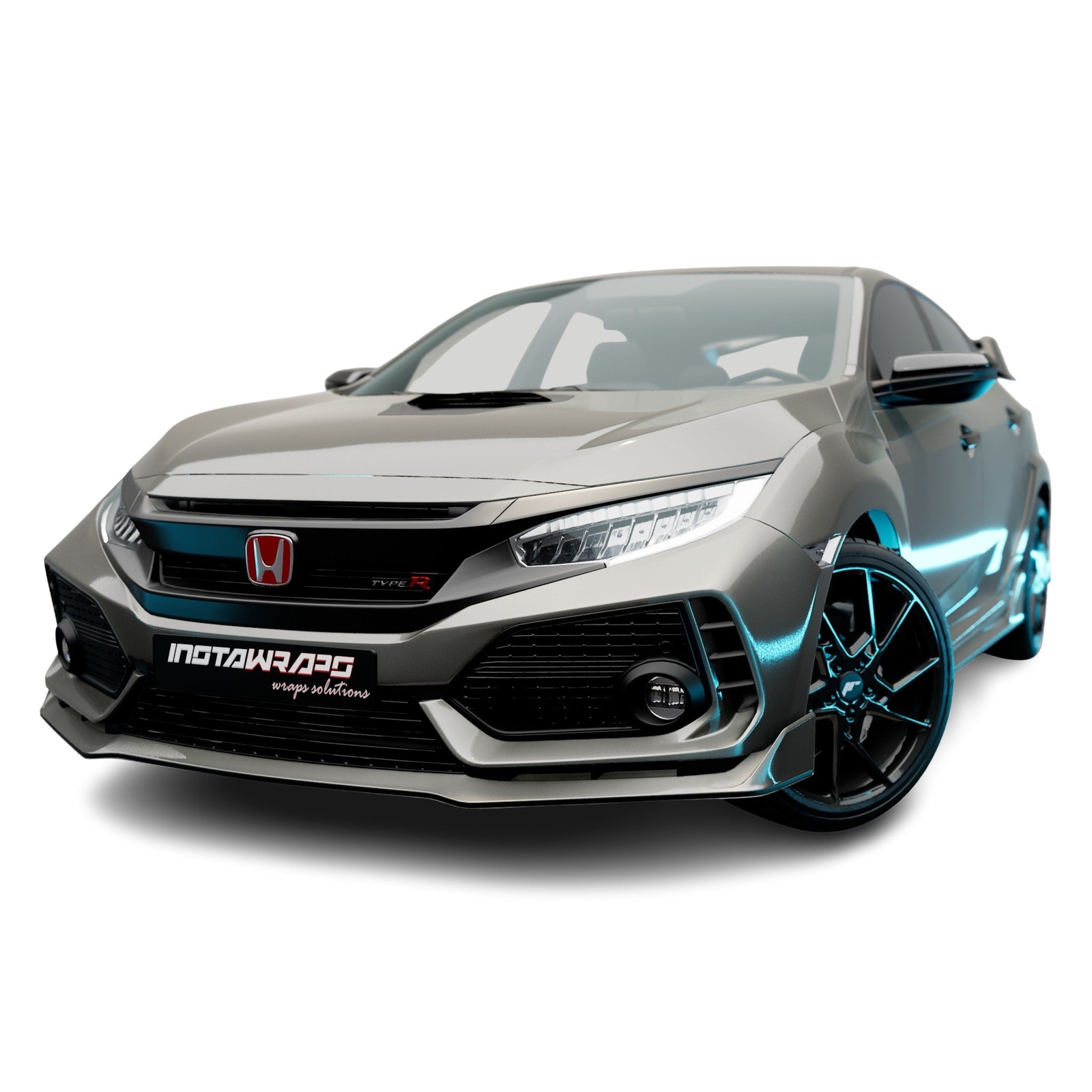 Avery Dennison SW900 Supreme Gloss Gray Metallic Vinyl Car Wrap Film | 807-M
