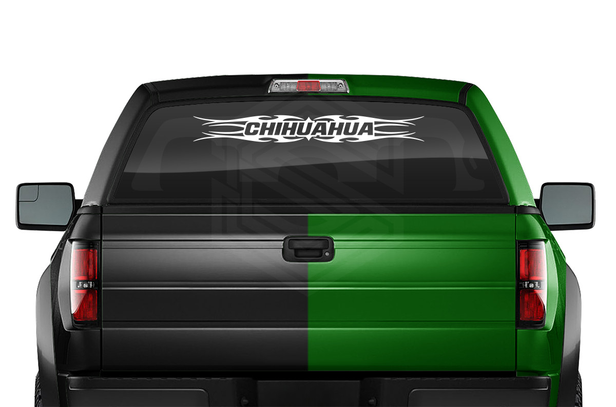 #113 CHIHUAHUA Mexico CHH Decal Sticker Windshield Window Vinyl Graphic Troca