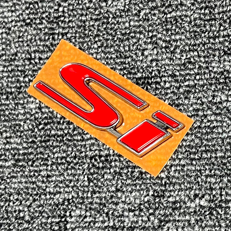 1Pcs For Honda CIVIC 2Dr 4Dr ACCORD FIT JDM SI red emblem badge decal sticker