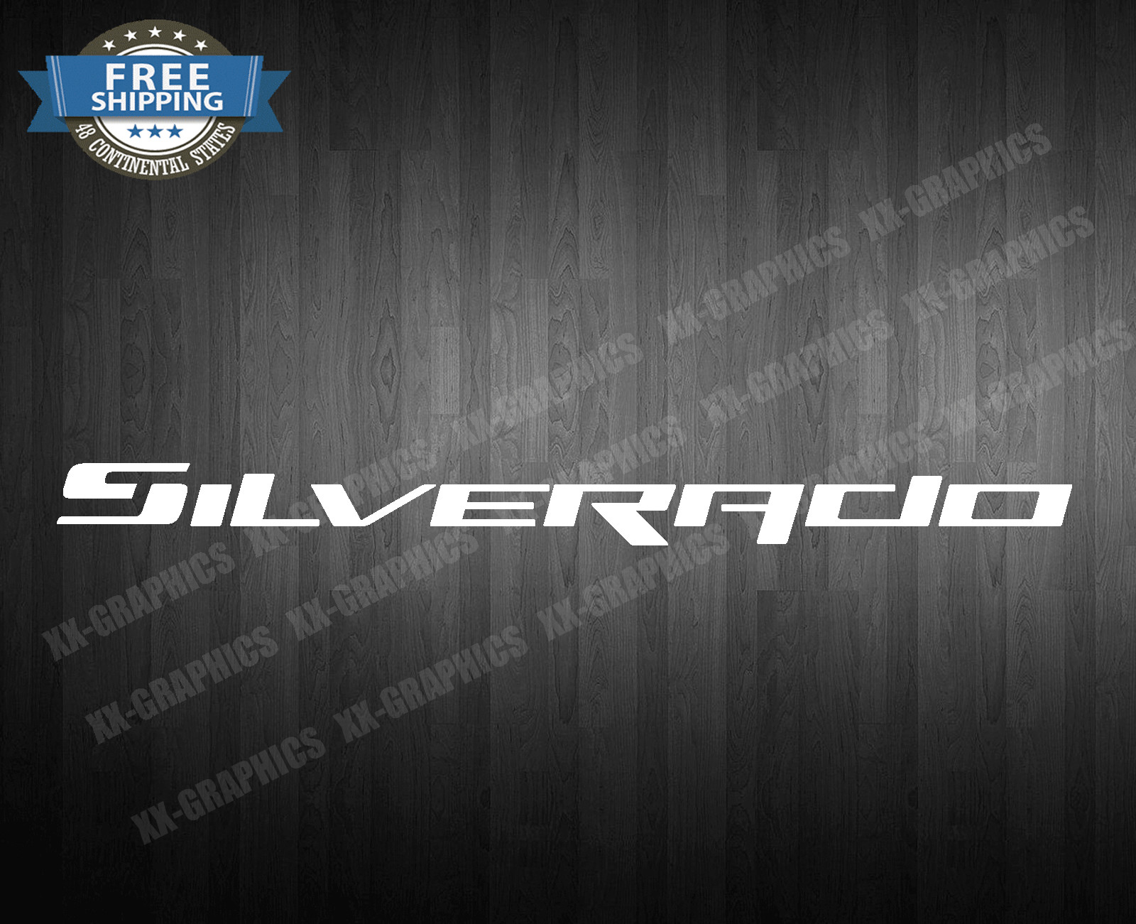 Windshield Banner Decal Sticker For Chevrolet SILVERADO Chevy 50″ x 4″