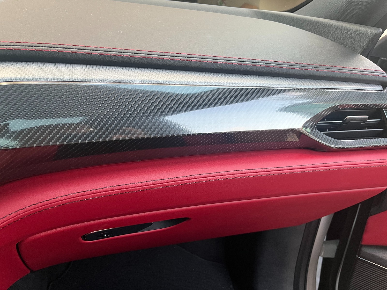 24″X60″ Most Realistic Gloss Black Carbon Fiber Wrap Vinyl Air Release 2X5FT