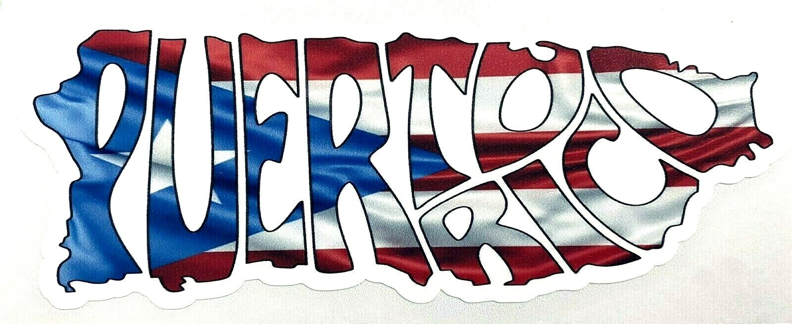 PUERTO RICO FLAG BORICUA ISLAND DECALS STICKERS SOUVENIRS Easy to Install