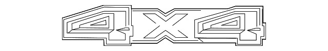 Genuine Ford Truck Bed Decal HC3Z-9925622-AA