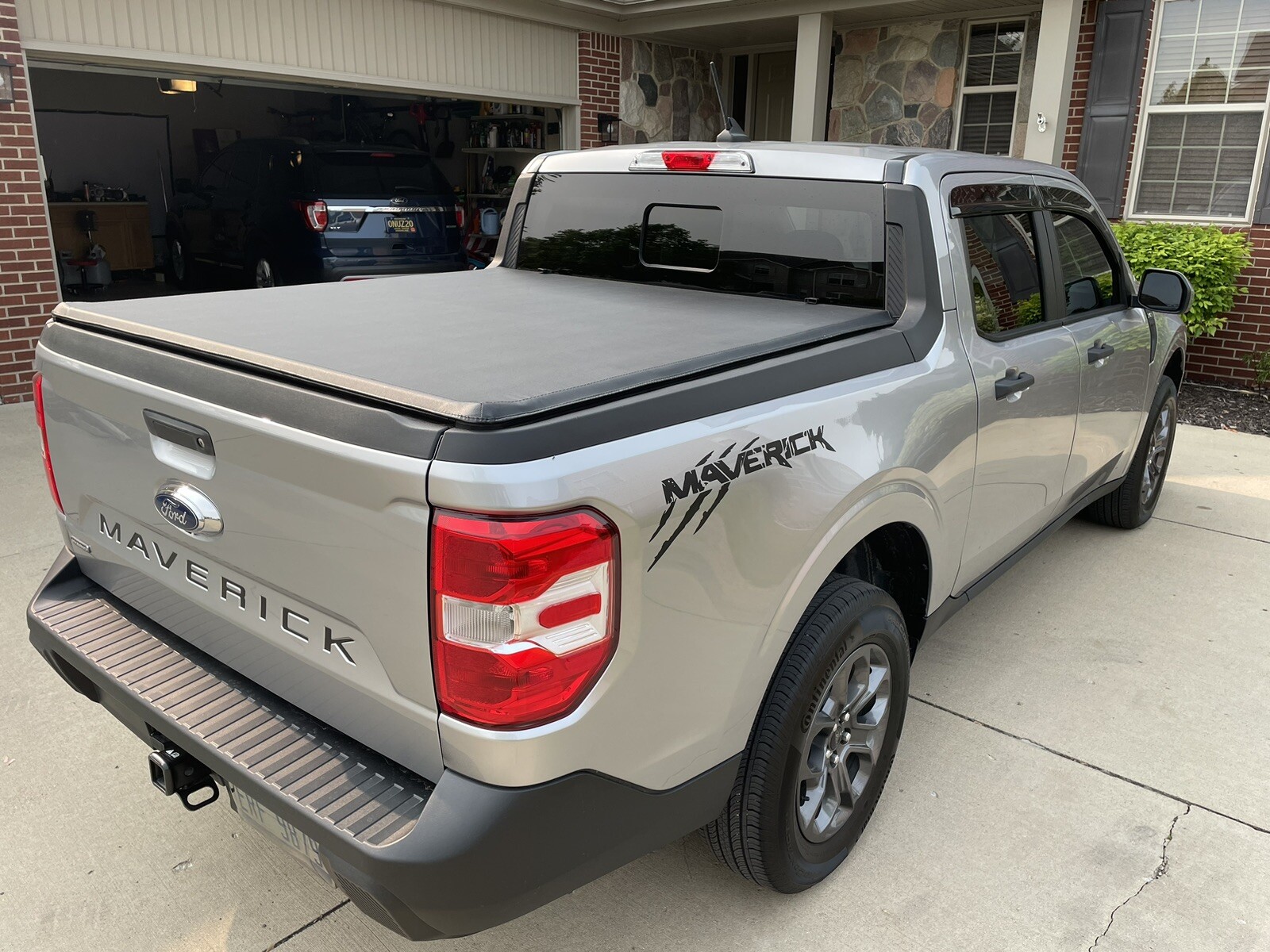 Ford Maverick Claw Mark Vinyl Decal Sticker 2Pcs Left/Right Bed Side Matte Black