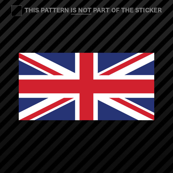 Flag of the United Kingdom British Sticker Vinyl UK Royal Union Jack