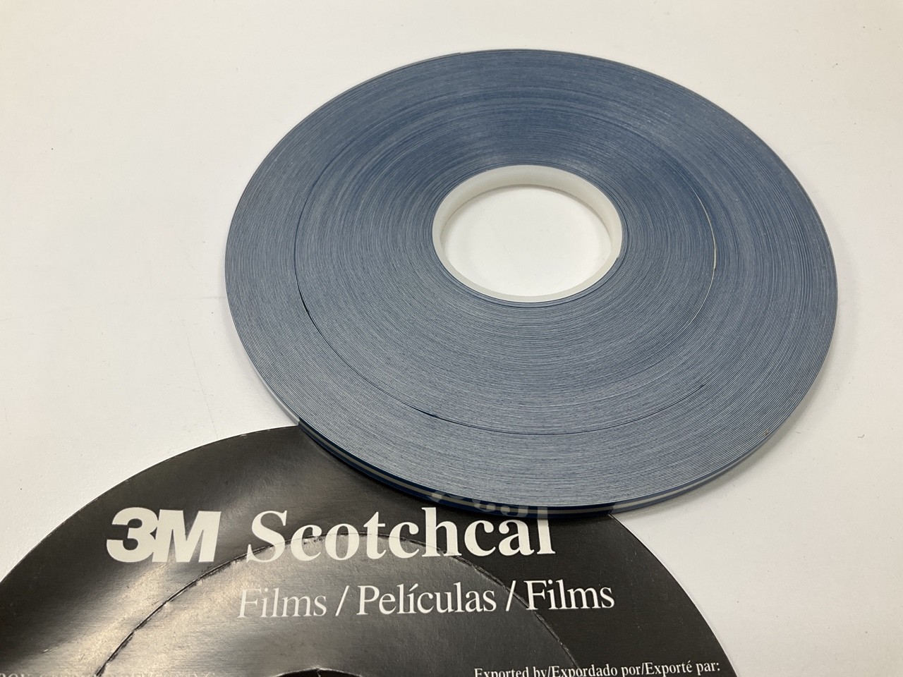 3M 72008 3/16 In X 150 FEET Double Stripe/Single Color Blue Striping Stripe Tape