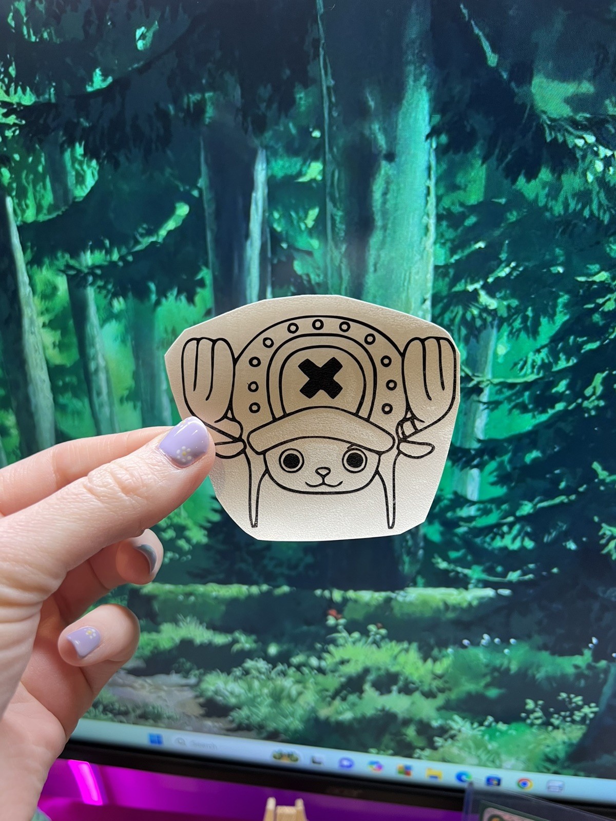 One piece chopper sticker – Decal, Car ,Truck ,Gamer, water bottle