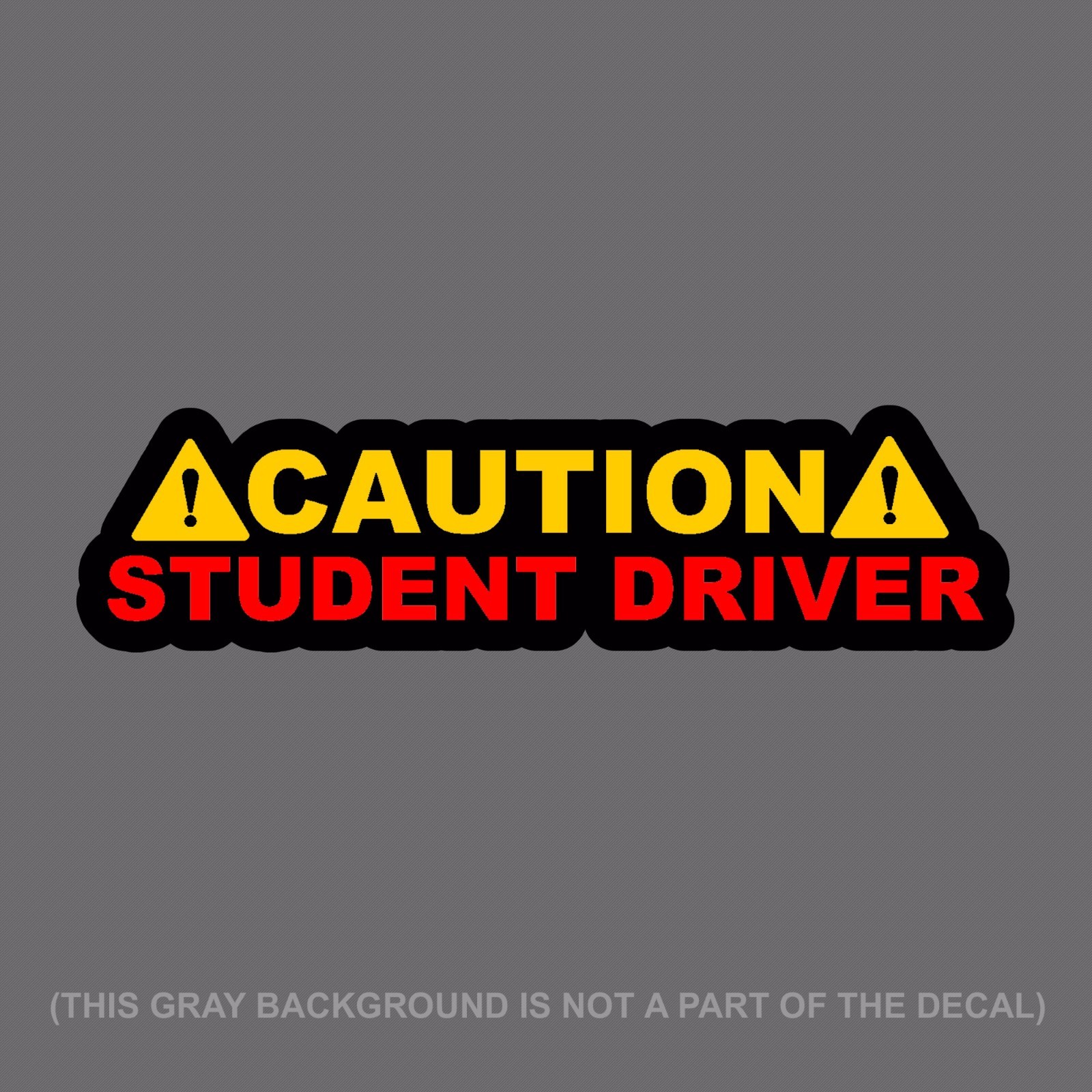 Caution Student Driver! Auto JDM Racing Drifting Decal Sticker 6″ #DigitalPrint