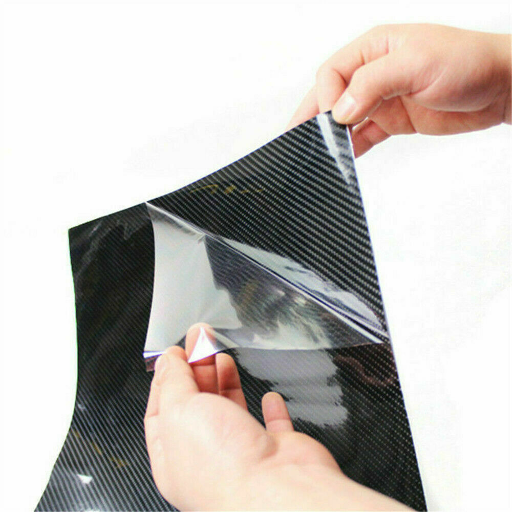 5D Waterproof Carbon Fiber Vinyl Car Wrap Sheet Roll Film Sticker Decal Paper US