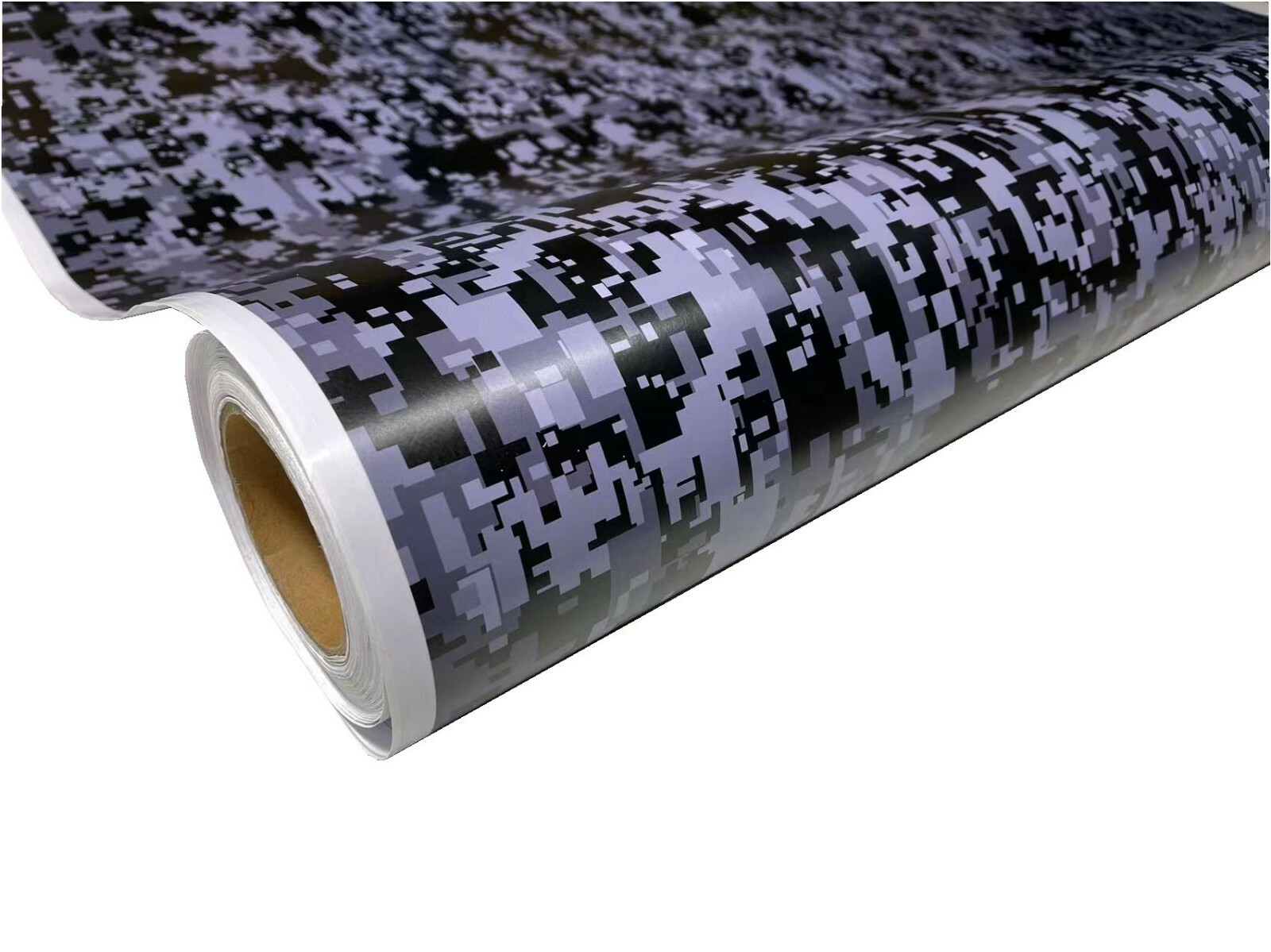 ( 1FT x 5FT ) DIGITAL BLACK GRAY Camouflage Vinyl Car Wrap Film