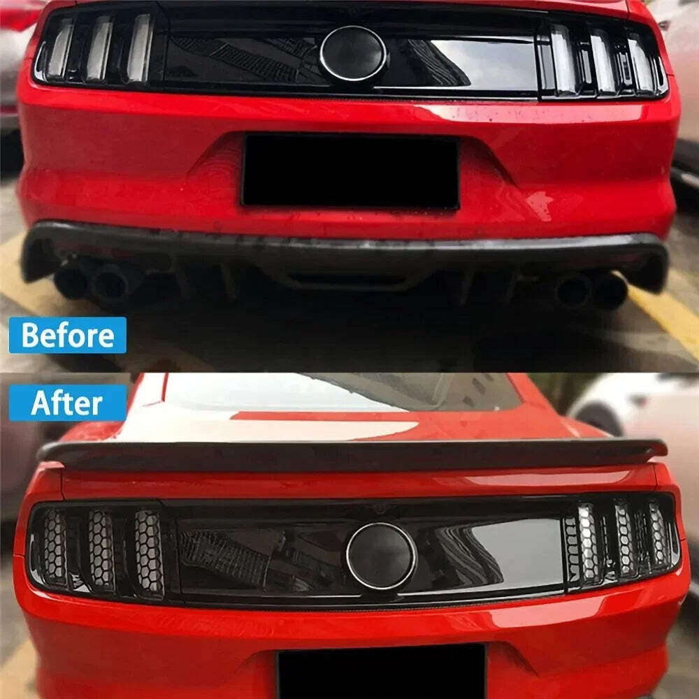 Car Honeycomb Stickers Stylish Tail Lights DIY Hollow Protector Decals Auto SUV