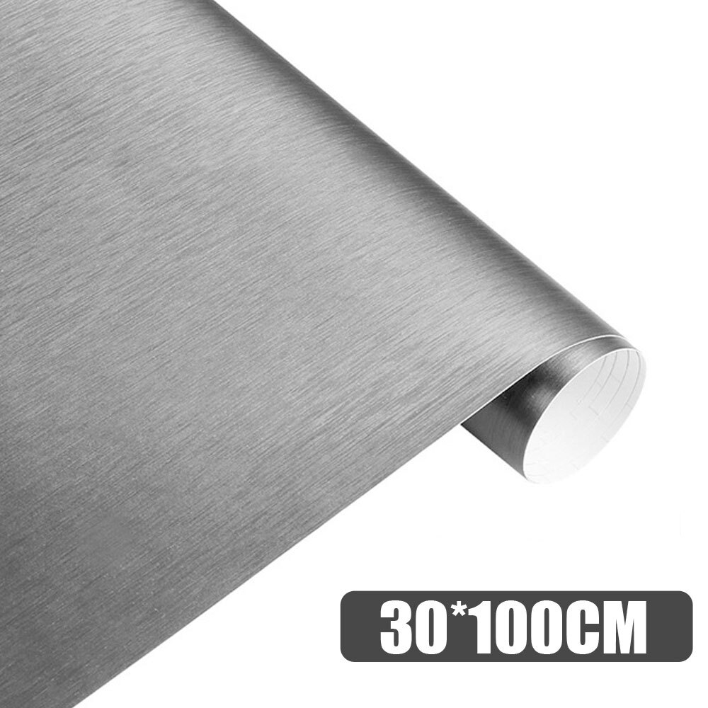 Waterproof Matt Brushed Aluminum Vinyl Car Sticker Wrap Sheet Film Decal Paper
