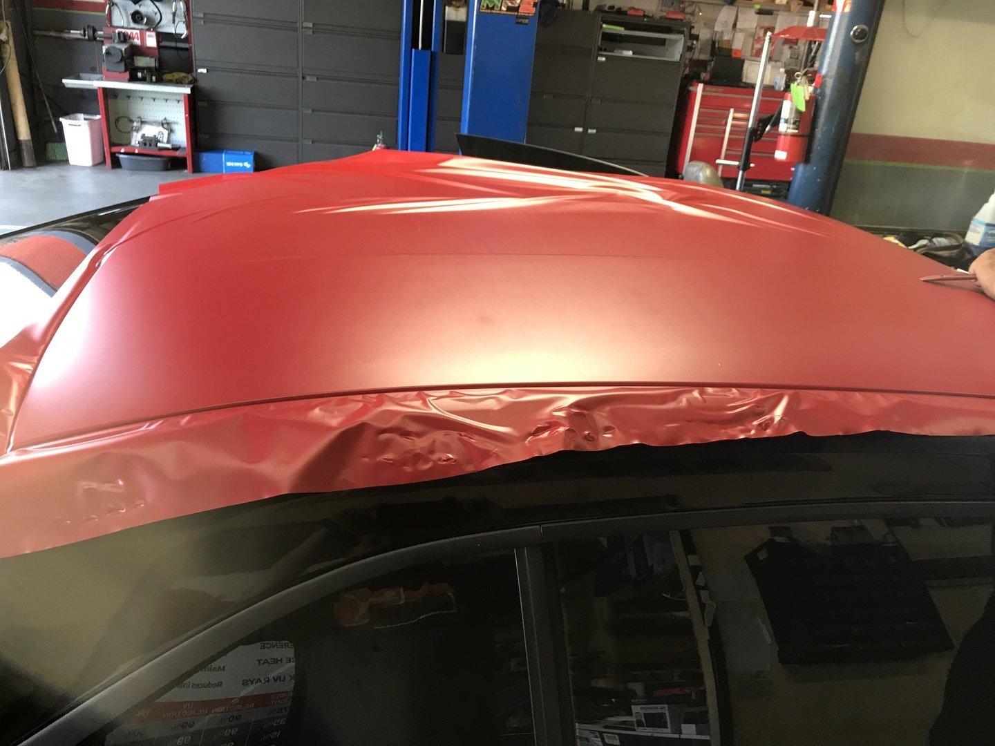 VVivid 2020 VVivid+ Matte Metallic Lava Red Vinyl Car Wrap Film | V209