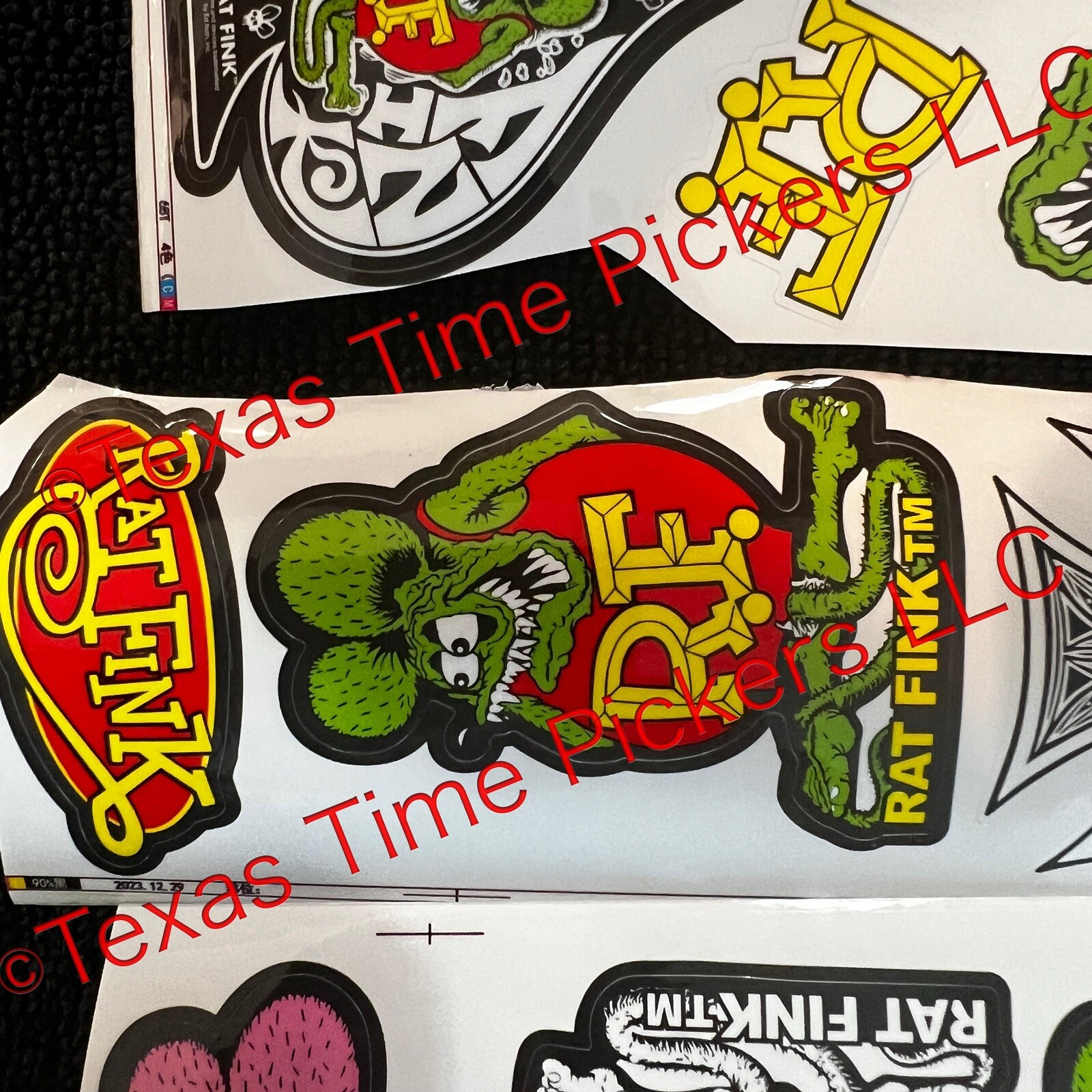 10 Rat Fink Mouse Ed Big Daddy Roth Hot Rod Art Vinyl Decal Sticker Car Truck
