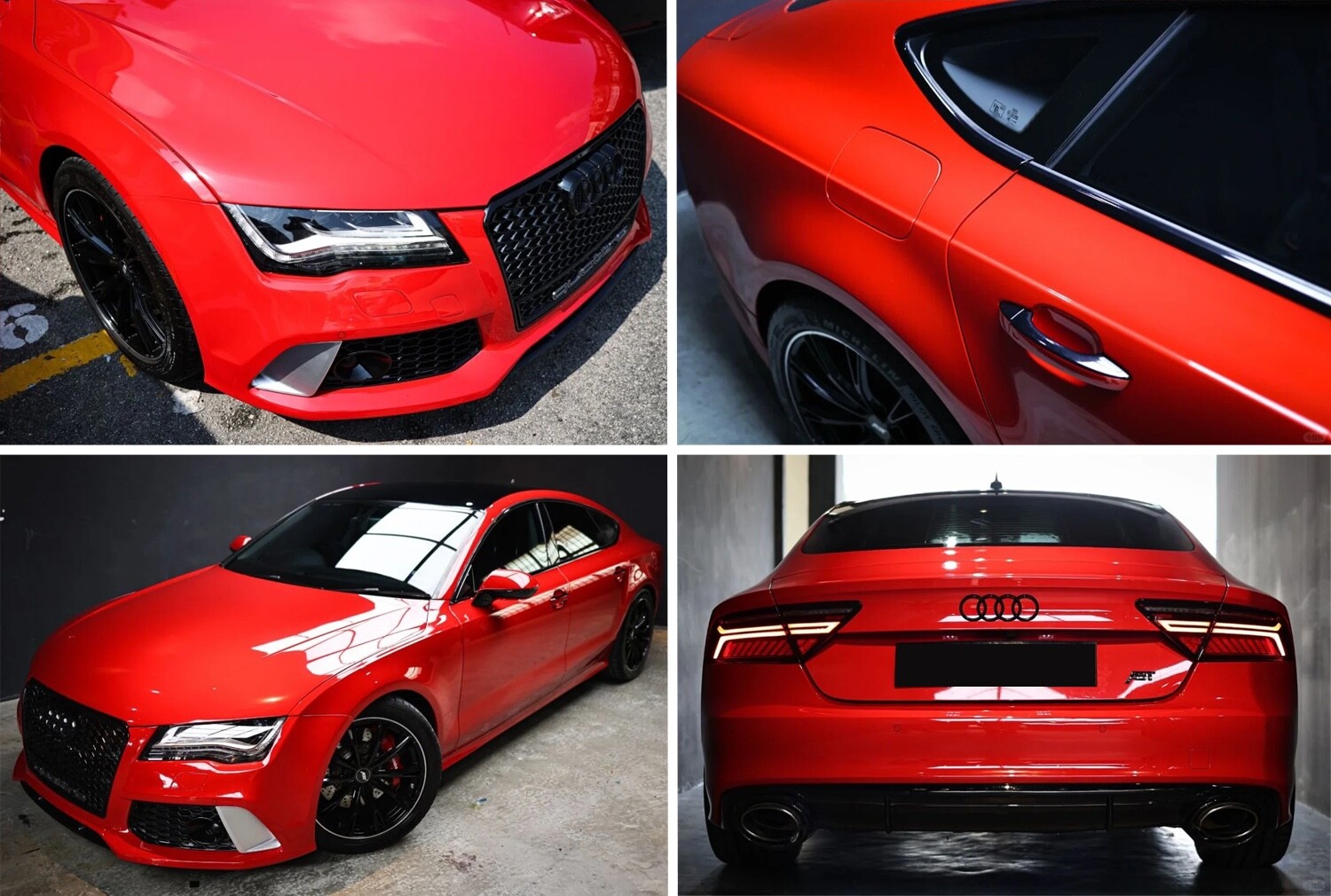 12″x60″ Premium Super Gloss Metallic Cherry Red Vinyl Film Wrap Sticker 1ftx5ft