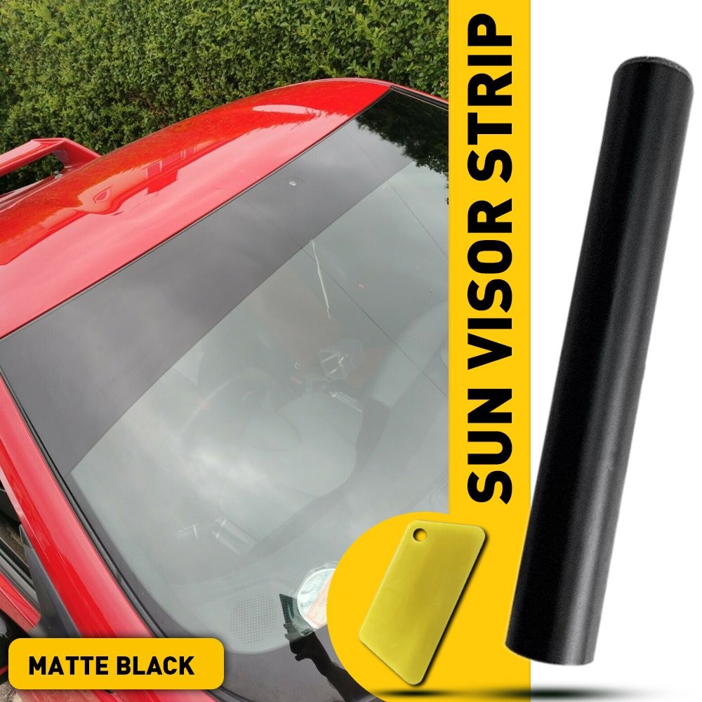 10*60in Sun Visor Strip Windshield Banner Vinyl Long Lasting Premium Blank Decal
