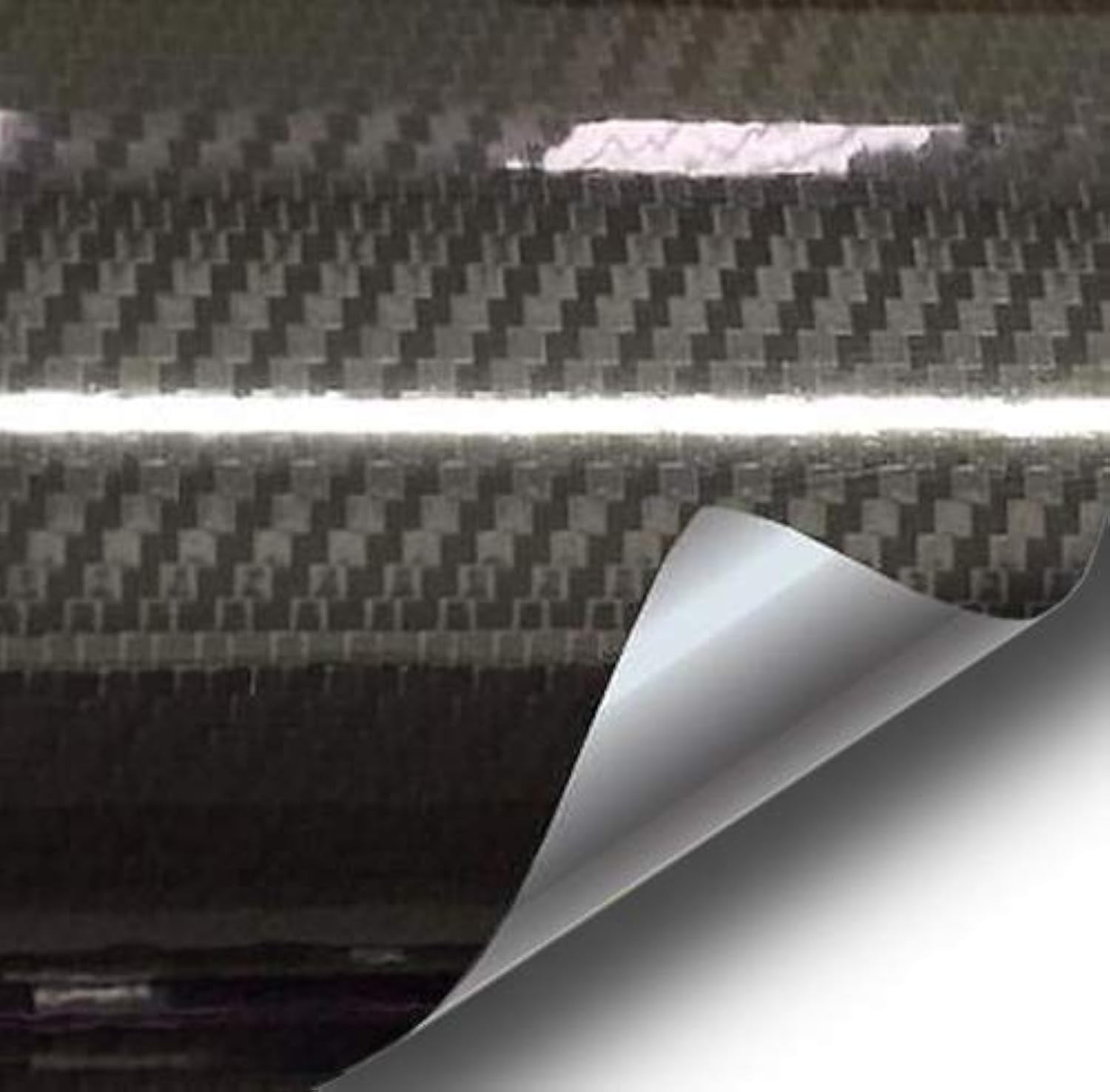 Scratch-Resistant Black Carbon Fiber Vinyl Wrap 3ft x 5ft – DIY Easy Application