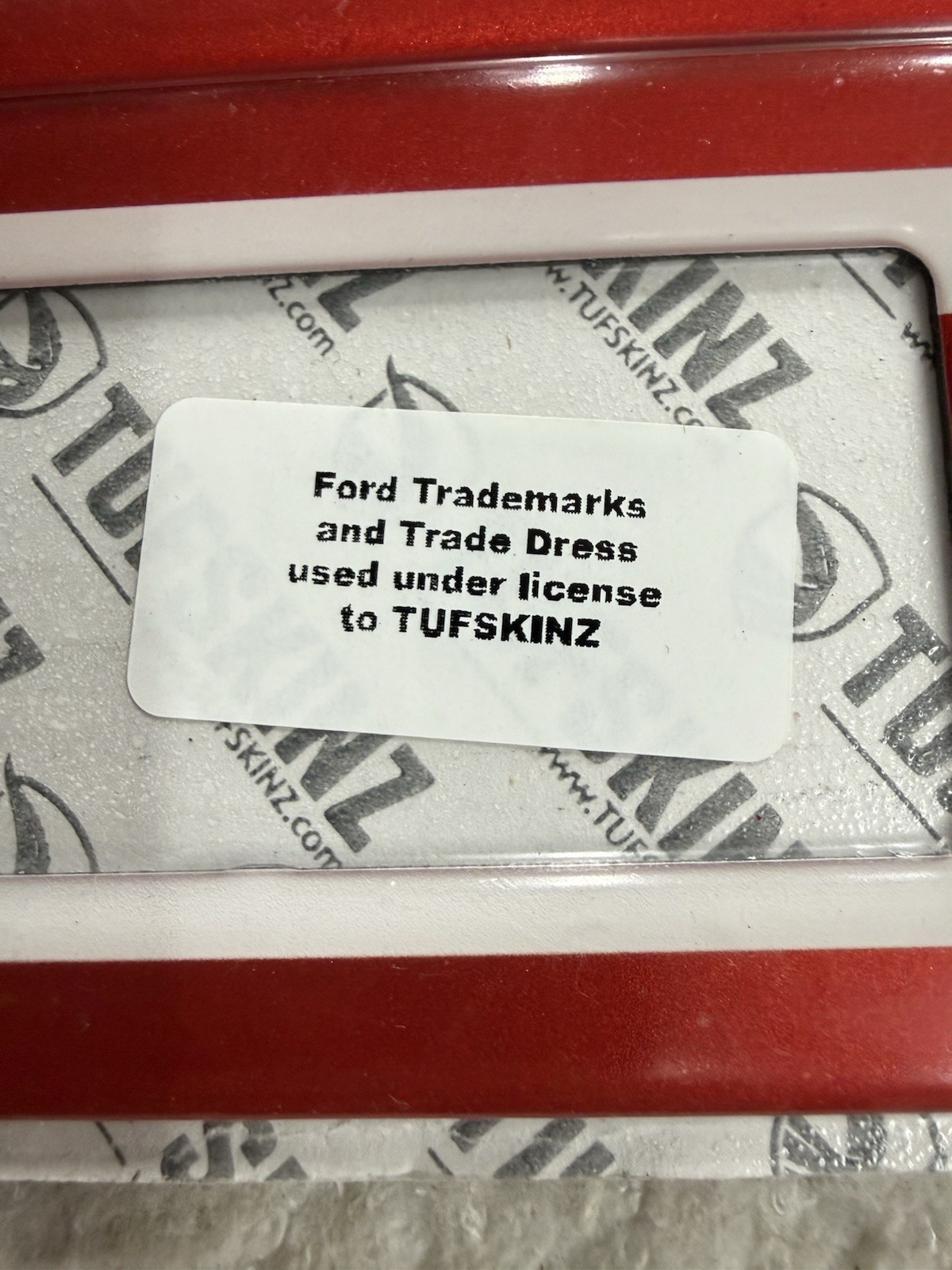 2021-2026 TUFSKINZ F-150 American Flag Standard Tailgate Letter Inserts License