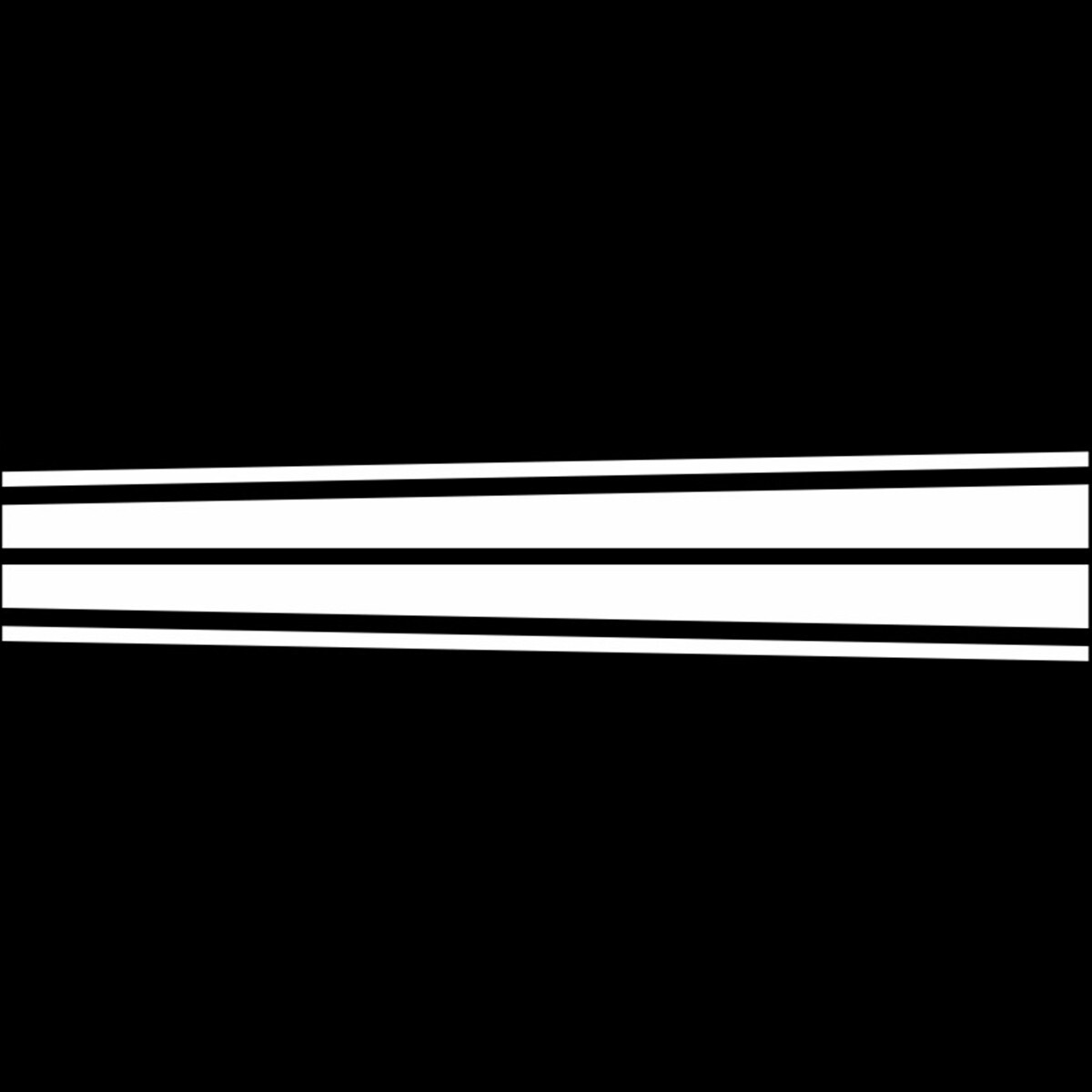 Car Hood Bonnet Decals Vinyl Stickers Racing Sports Stylish Long Stripe Graphics