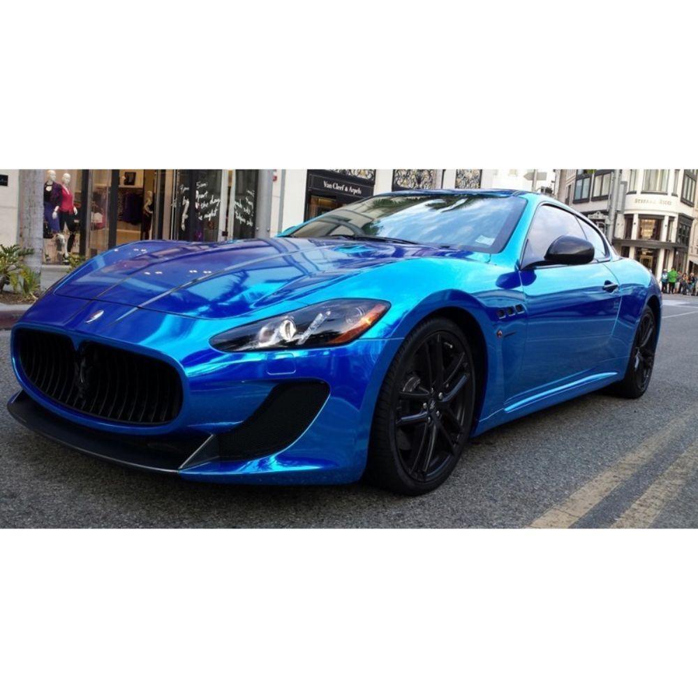 Avery Dennison SF100 Conform Chrome Blue Flexible Vinyl Car Wrap Film | 256-S