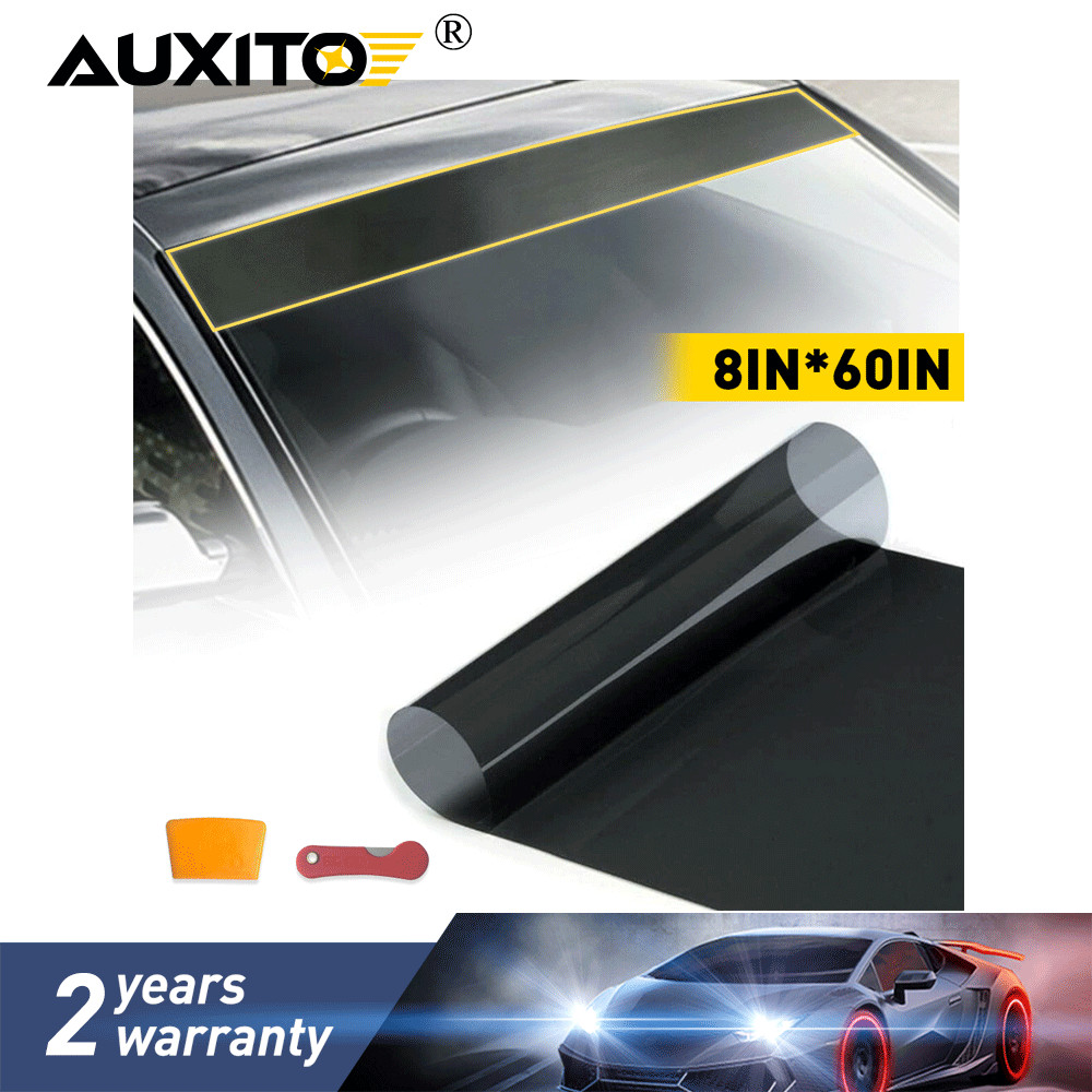 60″x8” Car Window Tint Windshield Sun visor Vinyl Decal Strip Sticker