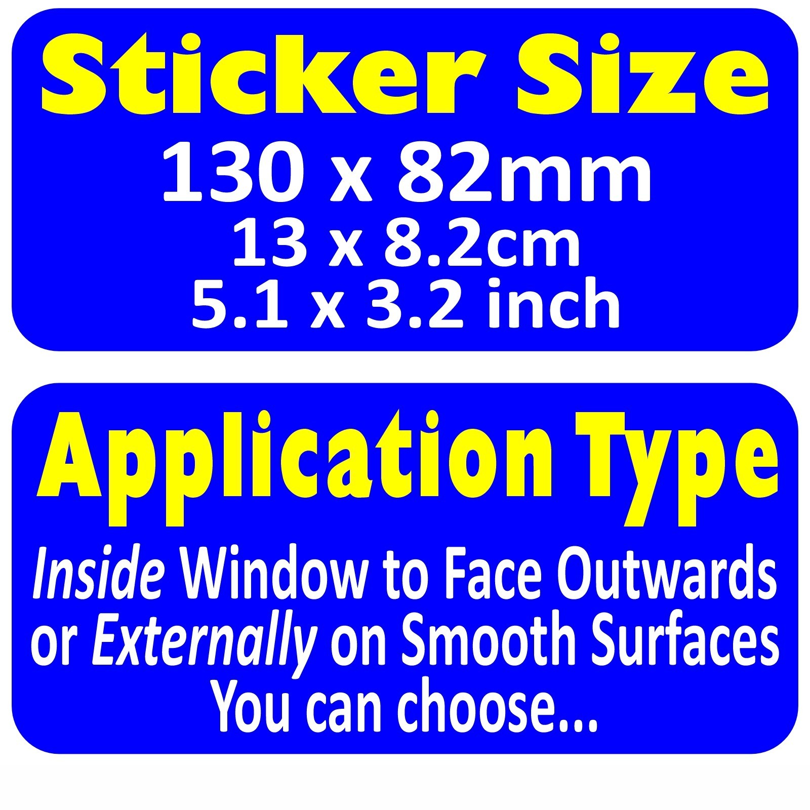 1 x Sign Union Jack Flag United Kingdom Stickers Great British UK Window Decals