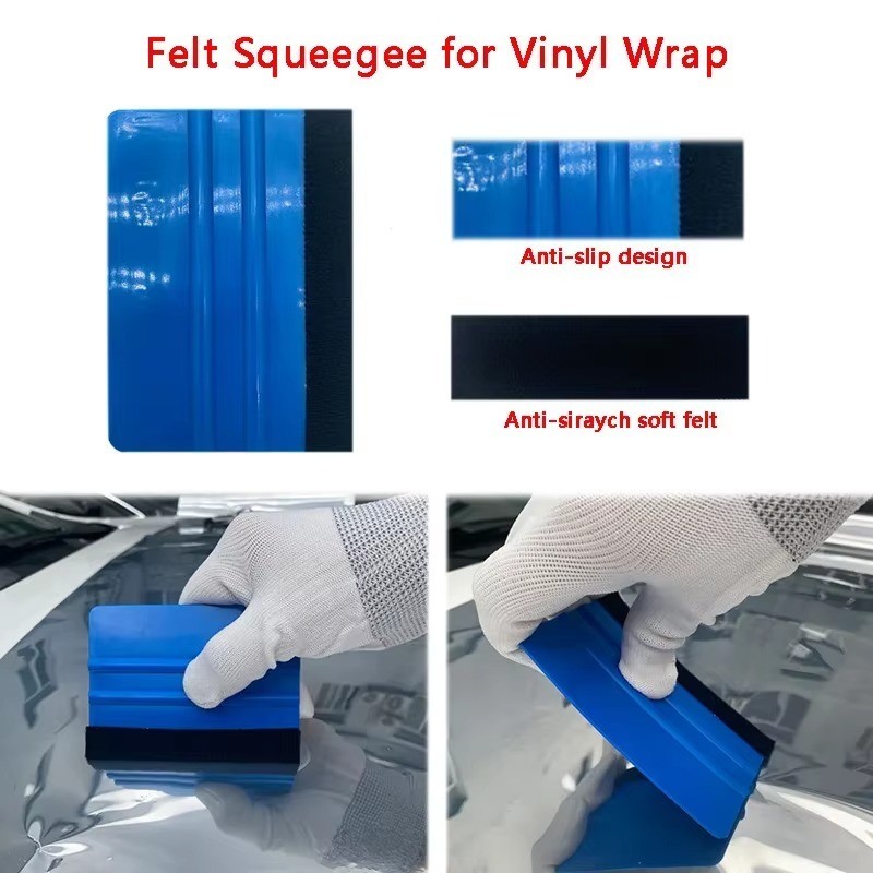 Car Window Tint Kit Vinyl Wrap Tools Squeegee Vehicle Film Application Set