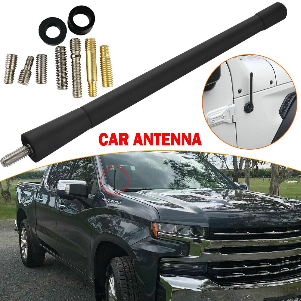 7″ Universal Car Antenna Radio AM/FM Antena Roof Mast Long Whip style For M