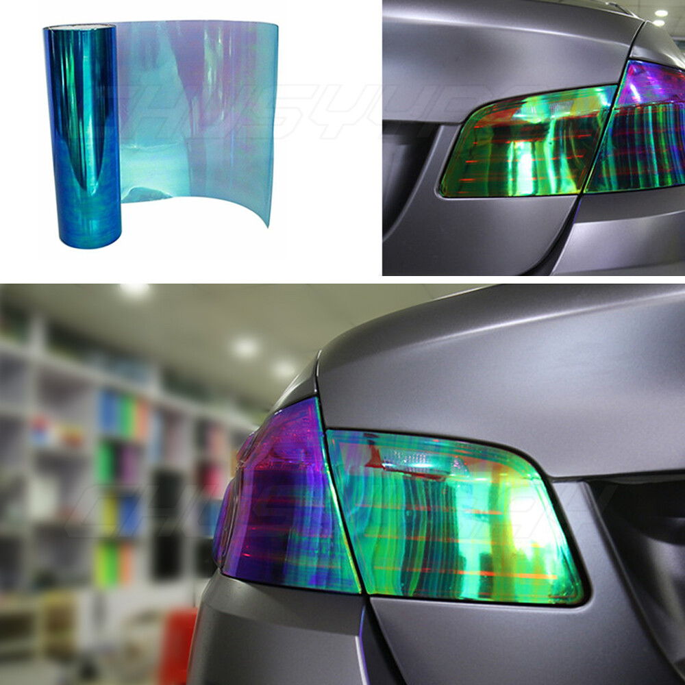 Fit Headlight Taillamp Transparent Lens Vinyl Protection Film 30CM*70CM