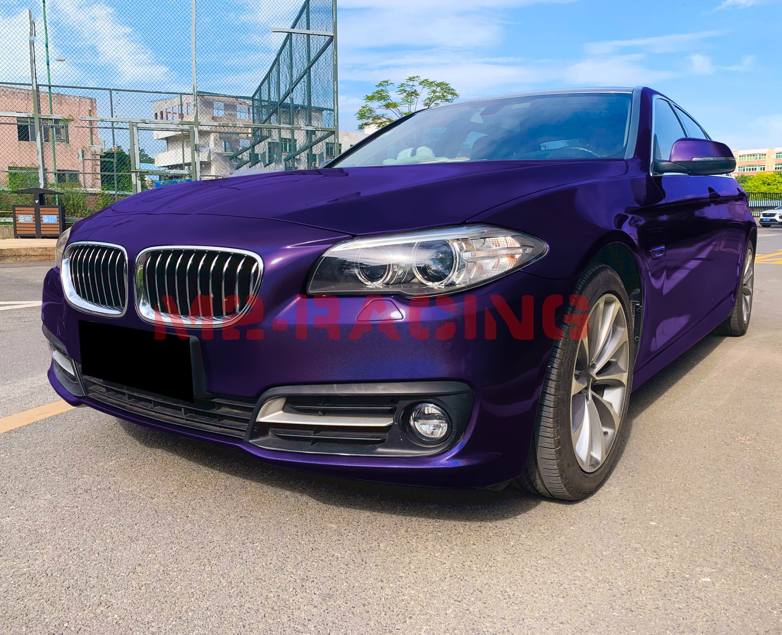 Laser Flip Gloss Purple Metallic Glossy Rainbow Holographic Vinyl Wrap Sticker