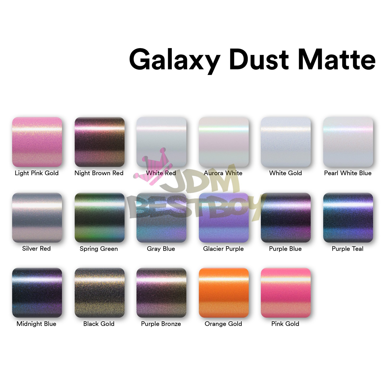 Galaxy Dust Matte Spring Green Metallic Sticker Decal Vinyl Wrap Sheet Film DIY