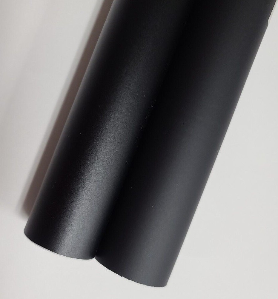 Matte Flat Deep Black Vinyl Auto Car Wrap Bubble Free Sticker Decal Film Roll